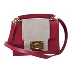 Made in Italia Kleine Handtasche Damen Leder - Rot Grau