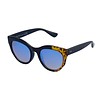 Made in Italia Abgetönte Dunkelblaue Damen Sonnenbrille/Rahmen 50er Jahre Style