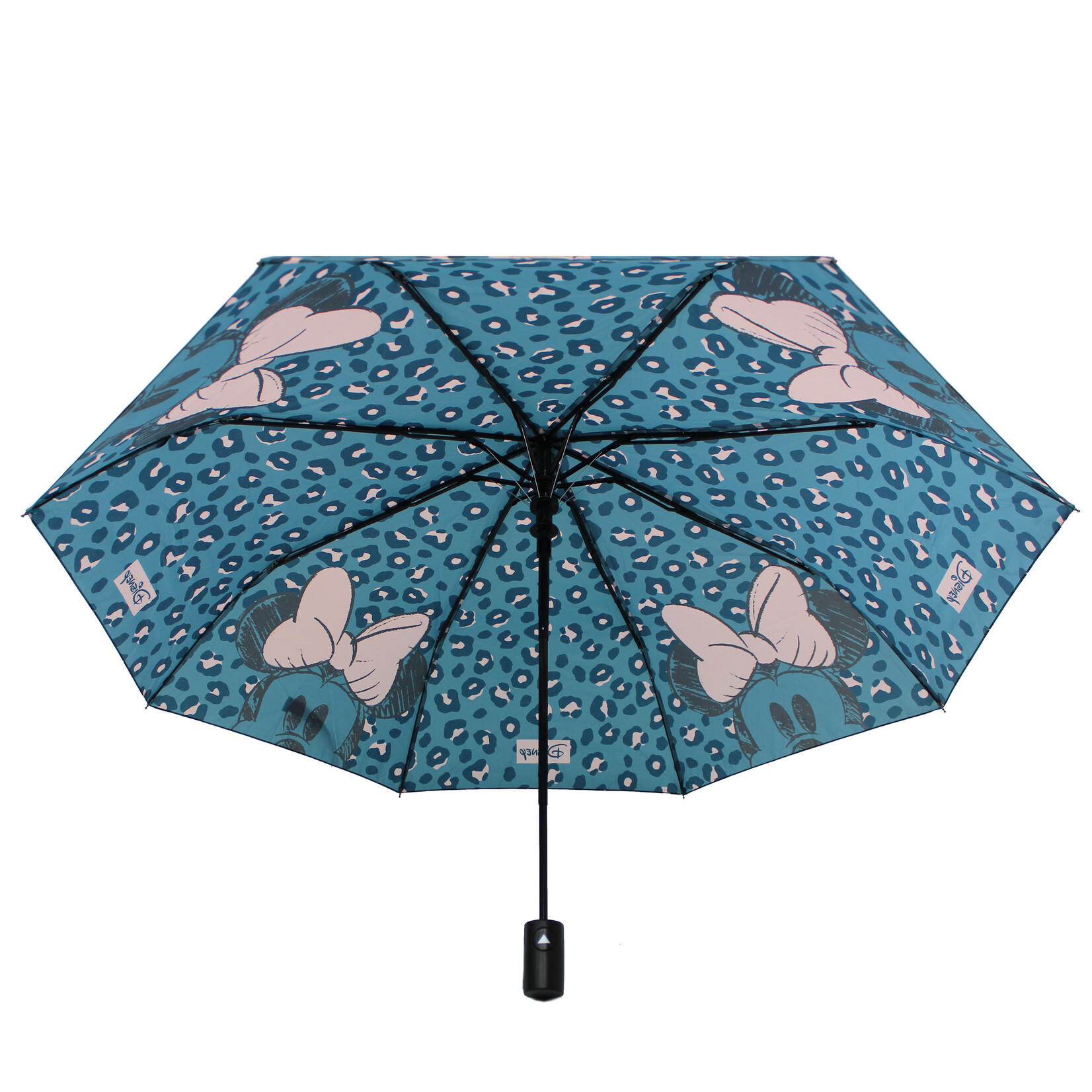 Disney Faltbarer Regenschirm Minnie Mouse Grey Sky - Blau Rosa