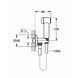 Grohe toilet shower trigger with stopcock Grohe toilet shower trigger with stopcock