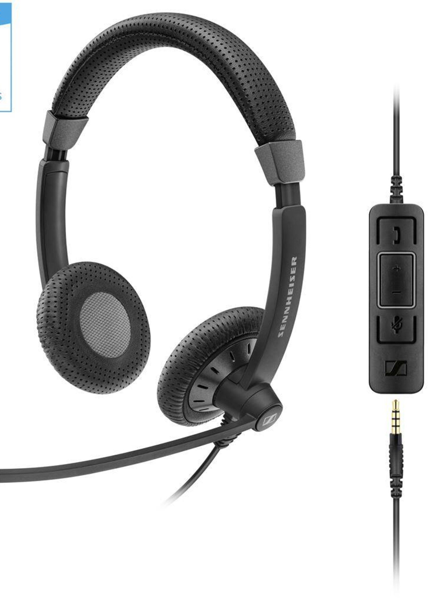 EPOS | Sennheiser SC 75 USB MS voor PC (Microsoft Teams) en 3,5 Jack