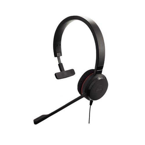  Jabra Evolve 30 II MS Mono voor PC (SfB) & Mobiel (3,5 mm Jack) 