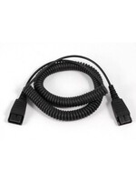 Jabra QD-QD Extension cord - coiled - 0.5-2m