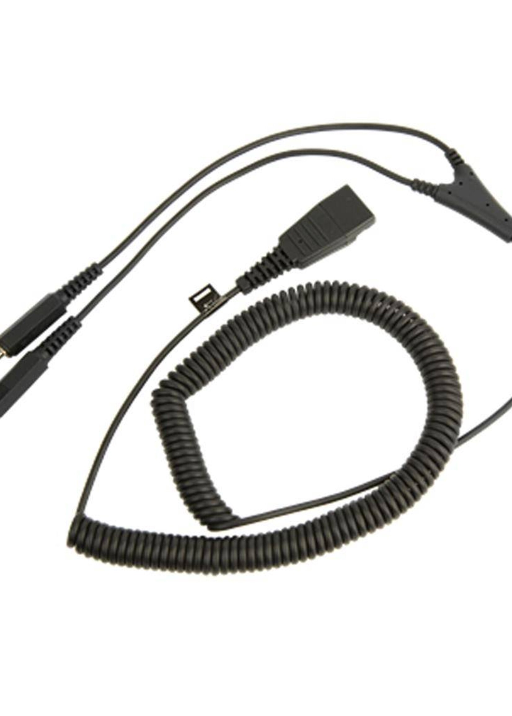 Jabra QD cord to 2 x 3.5mm jack - Soundcard