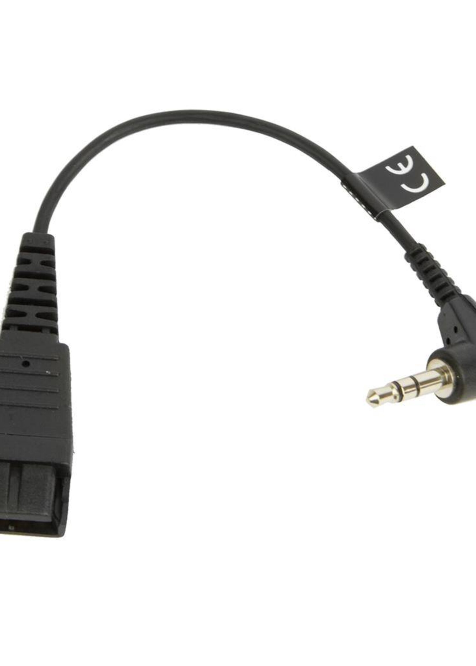 Jabra QD cord to 3.5 mm for Agfeo T15