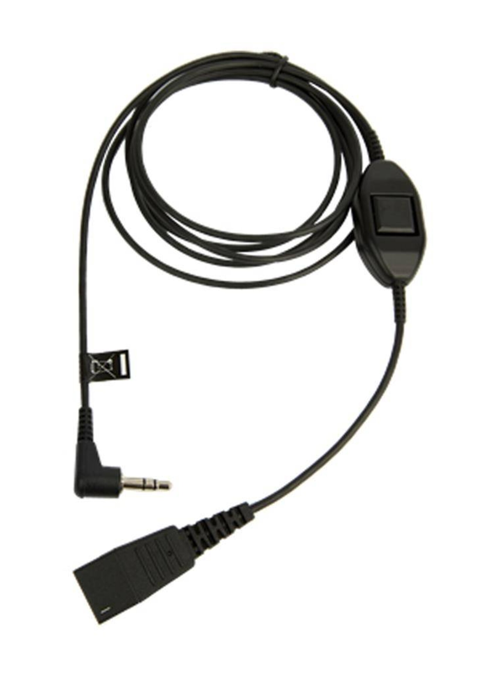 Jabra QD cord to 3.5 mm for Alcatel - with button