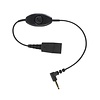 Jabra QD cord to mobile 3.5mm - with button