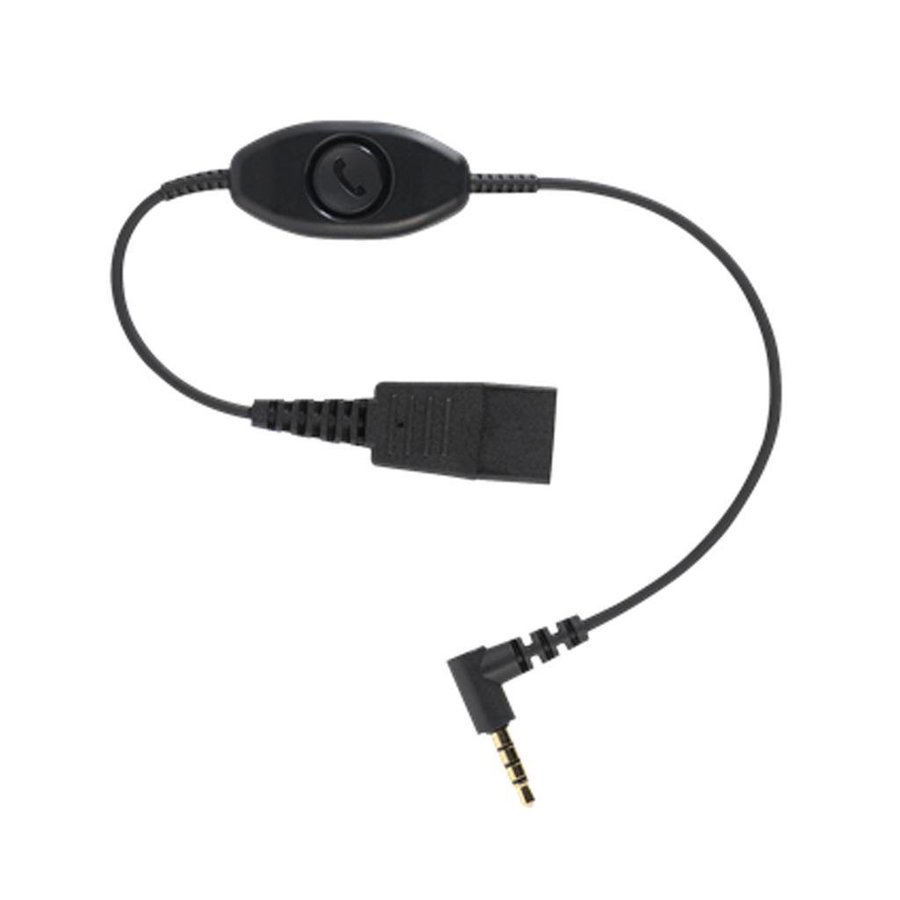 QD cord to mobile 3.5mm - with button