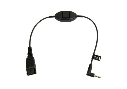  Jabra QD cord to 2.5mm for Panasonic - with button 