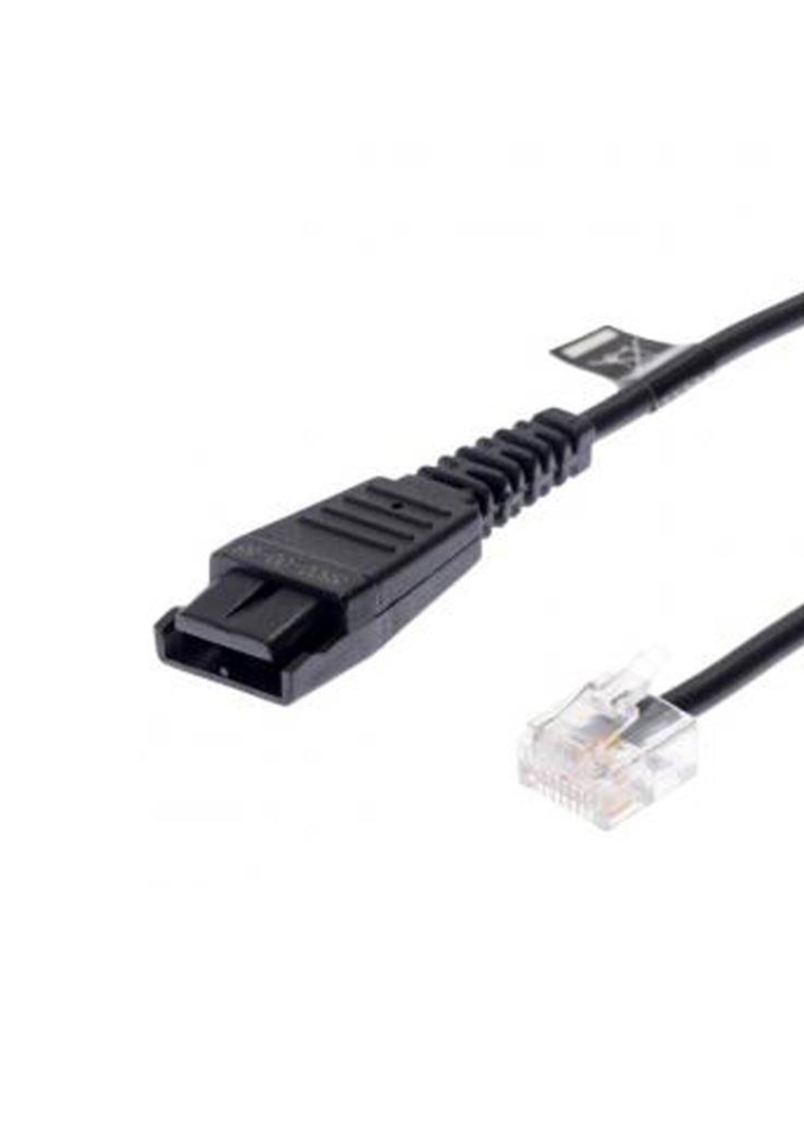 Jabra QD cord to RJ10 - straight - Agfeo ST40