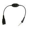 Jabra QD cord for Ascom with Mute function