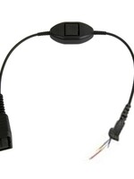 Jabra QD cord for Ascom with Mute function