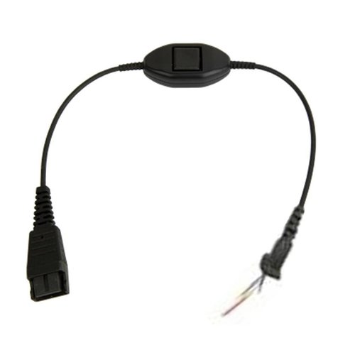  Jabra QD cord for Ascom with Mute function 