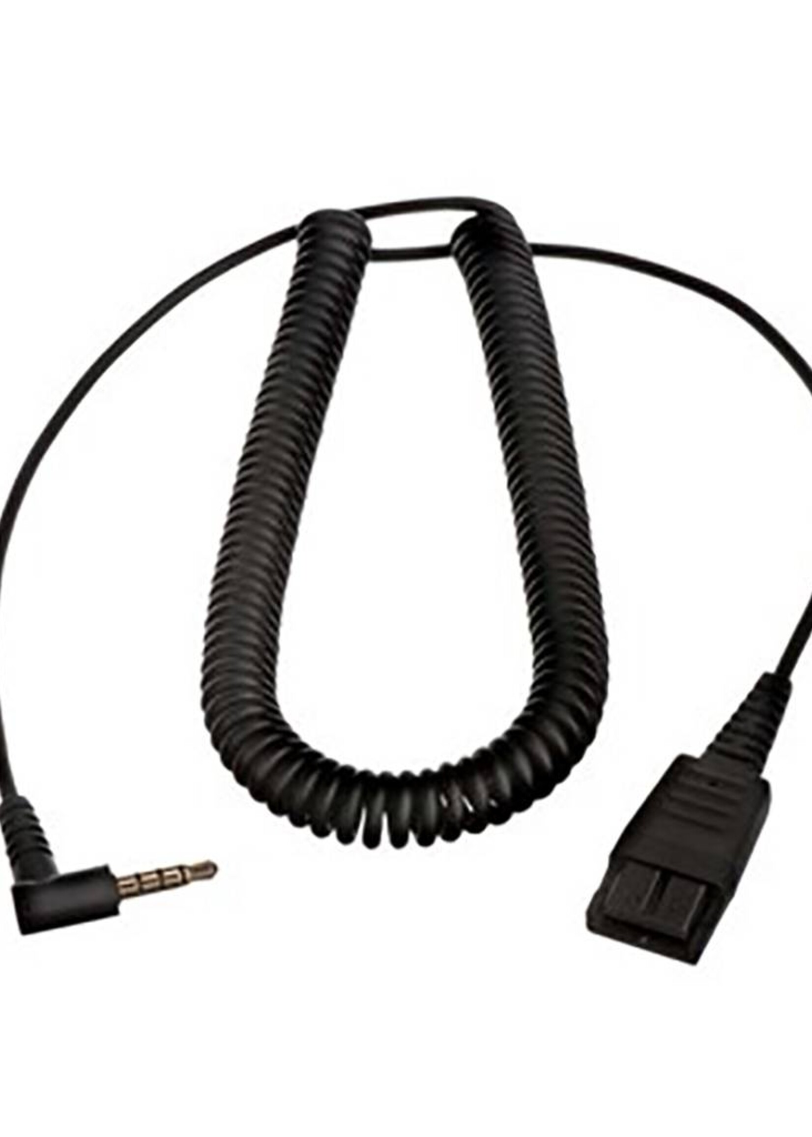 Jabra QD cord to 3.5 mm - coiled - Apple iMac