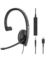 EPOS | Sennheiser SC135 Mono Headset met USB-C en 3,5mm jack