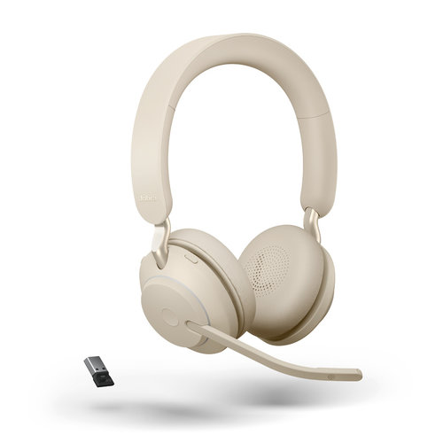  Jabra Evolve2 65 MS Stereo USB-A (BEIGE) Microsoft Teams & Sfb 