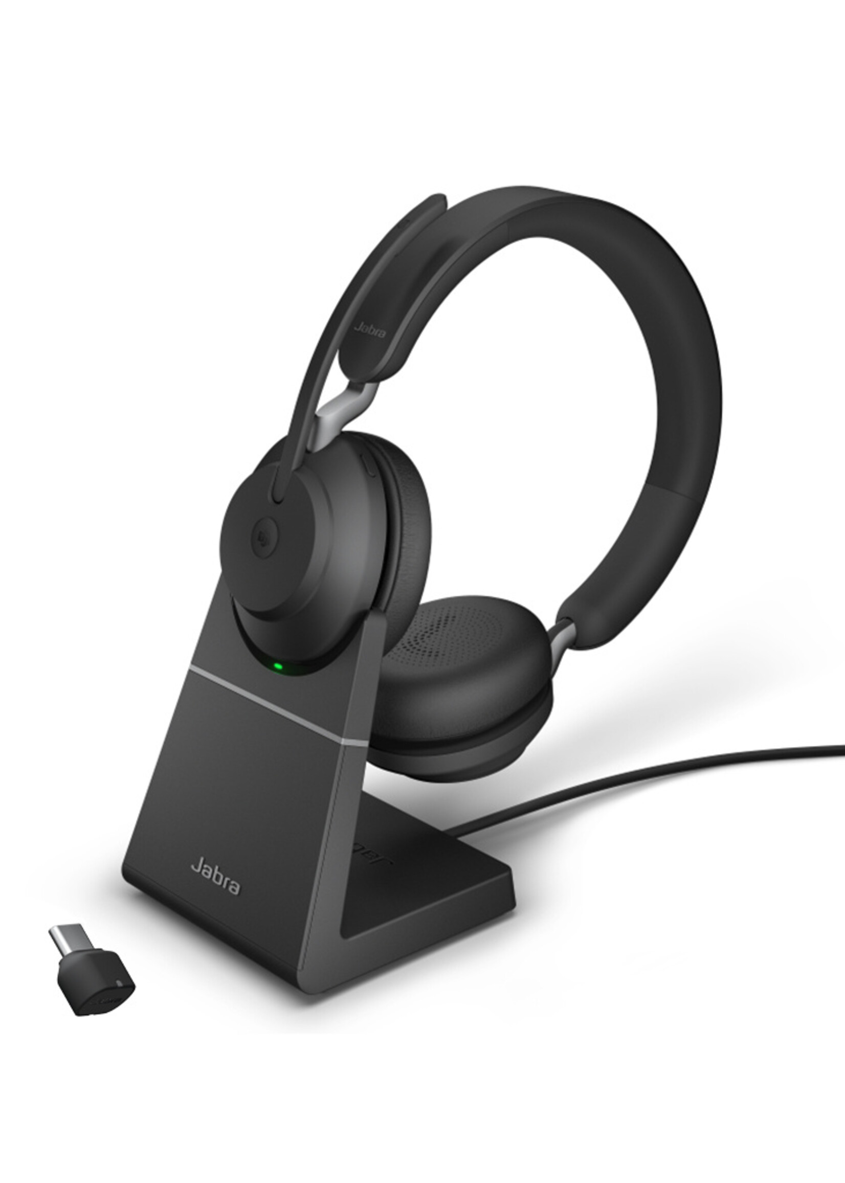 Jabra Evolve2 65 MS Stereo USB-C STAND (BLACK) Microsoft Teams & SfB