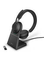 Jabra Evolve2 65 MS Stereo USB-A STAND (BLACK) Microsoft Teams & Sfb