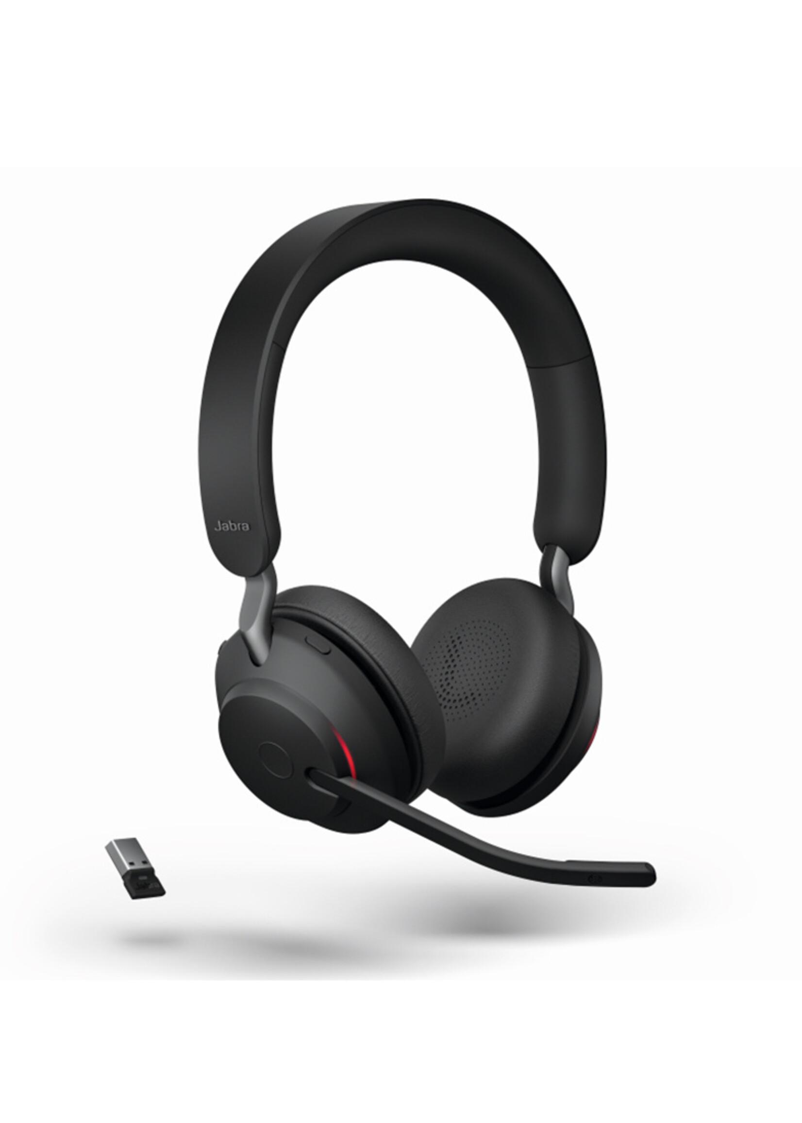 Jabra Evolve2 65 MS Stereo USB-A STAND (BLACK) Microsoft Teams & Sfb