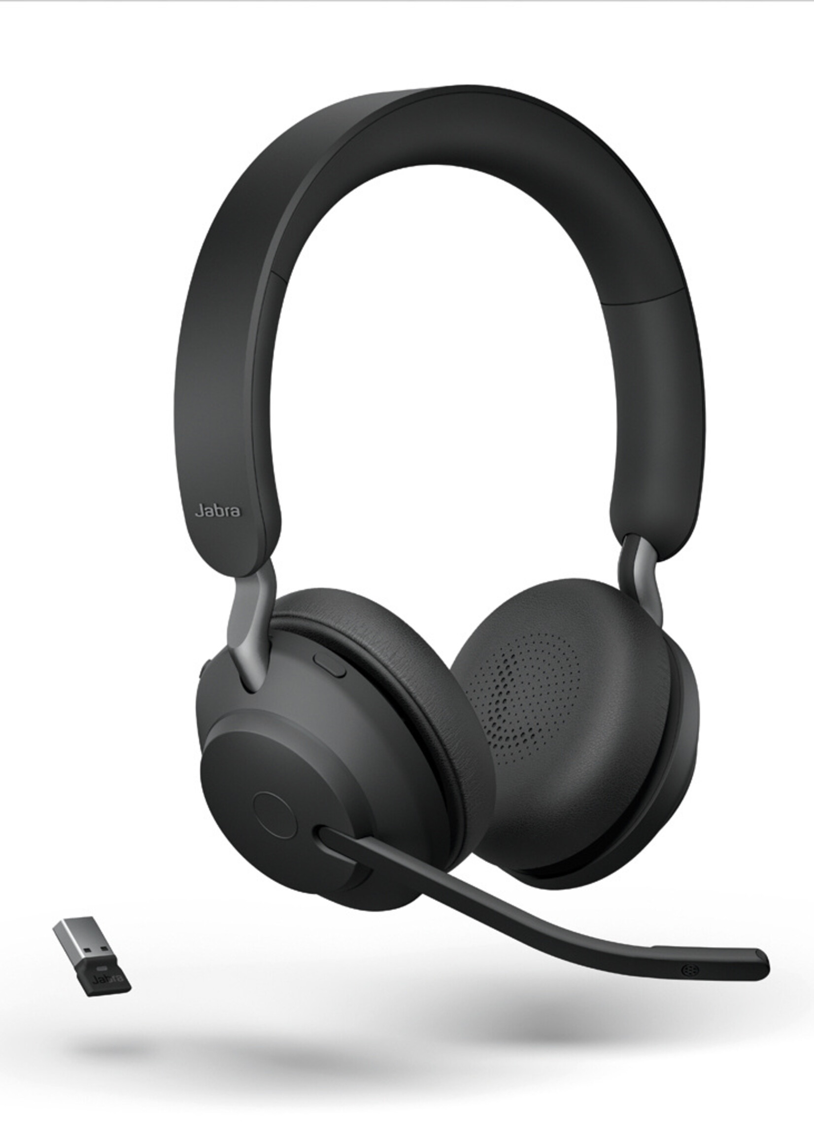 Jabra Evolve2 65 MS Stereo USB-A STAND (BLACK) Microsoft Teams & Sfb