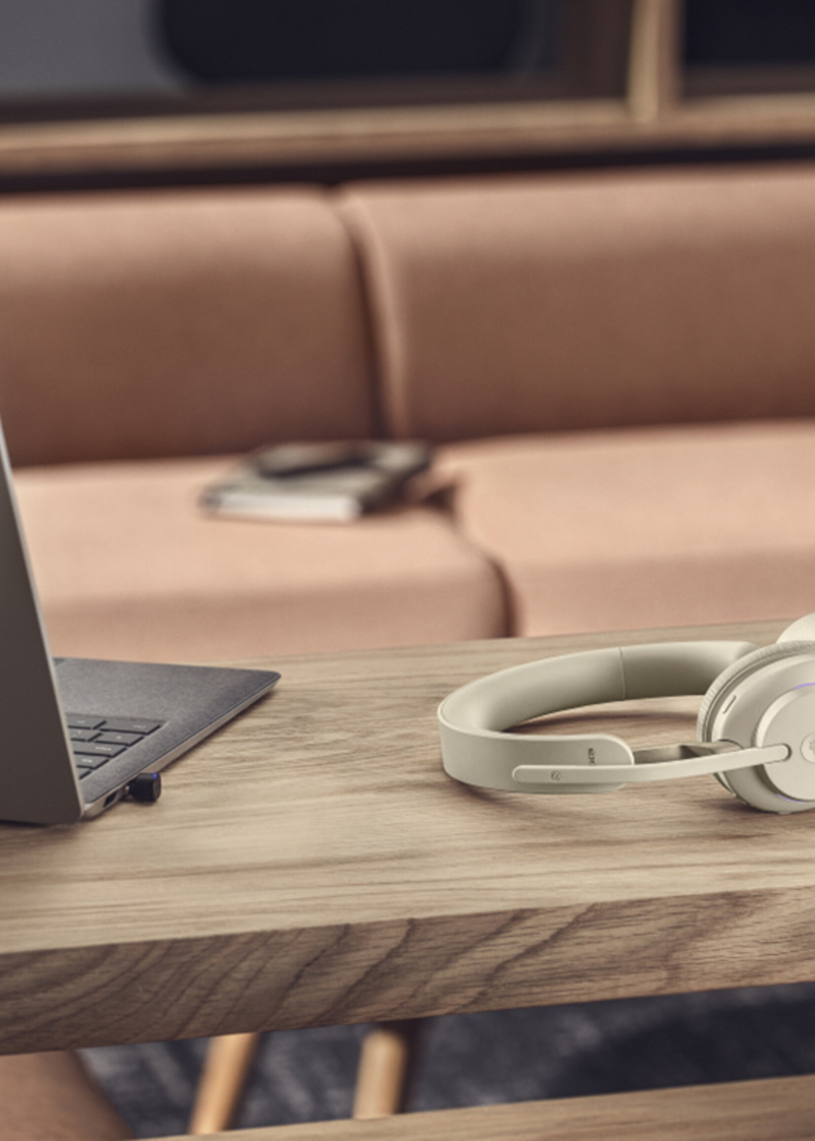 Jabra Evolve2 65 MS Stereo USB-A STAND (BEIGE) Microsoft Teams & Sfb