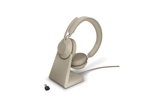  Jabra Evolve2 65 UC Stereo USB-C STAND (BEIGE) 