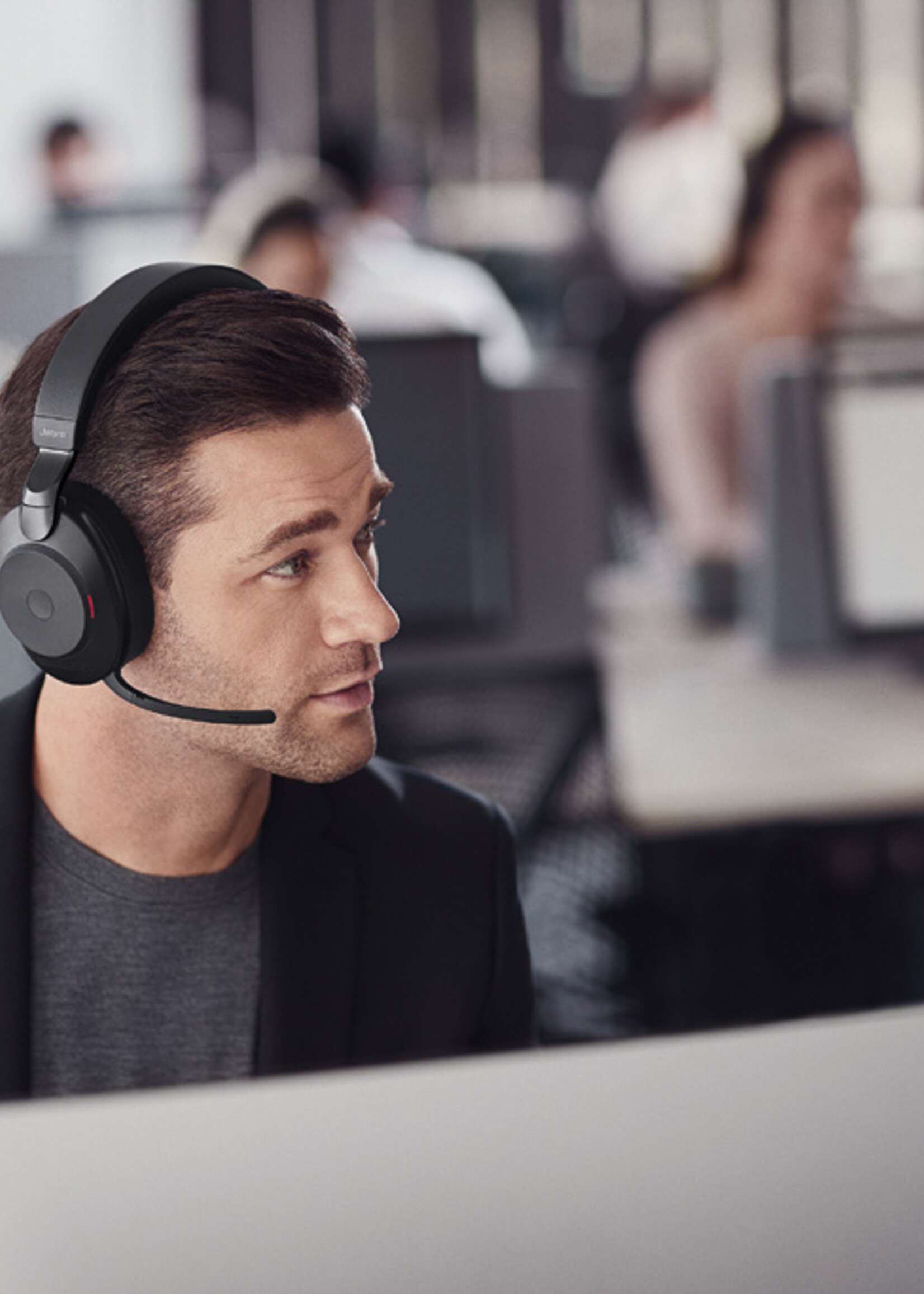 Jabra Evolve2 85 MS USB-A Stereo Stand (Black)