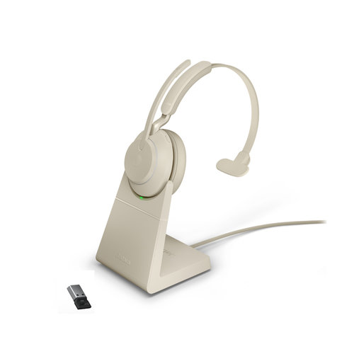  Jabra Evolve2 65 USB-A MS MONO STAND (BEIGE) 