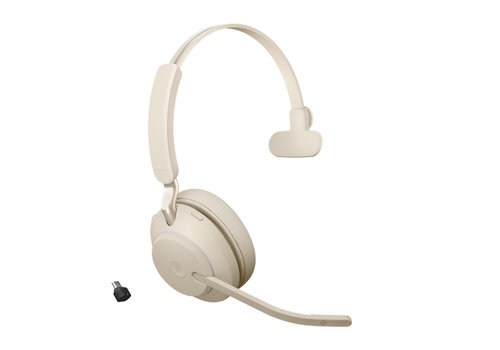  Jabra Evolve2 65 USB-C MS MONO (BEIGE) 