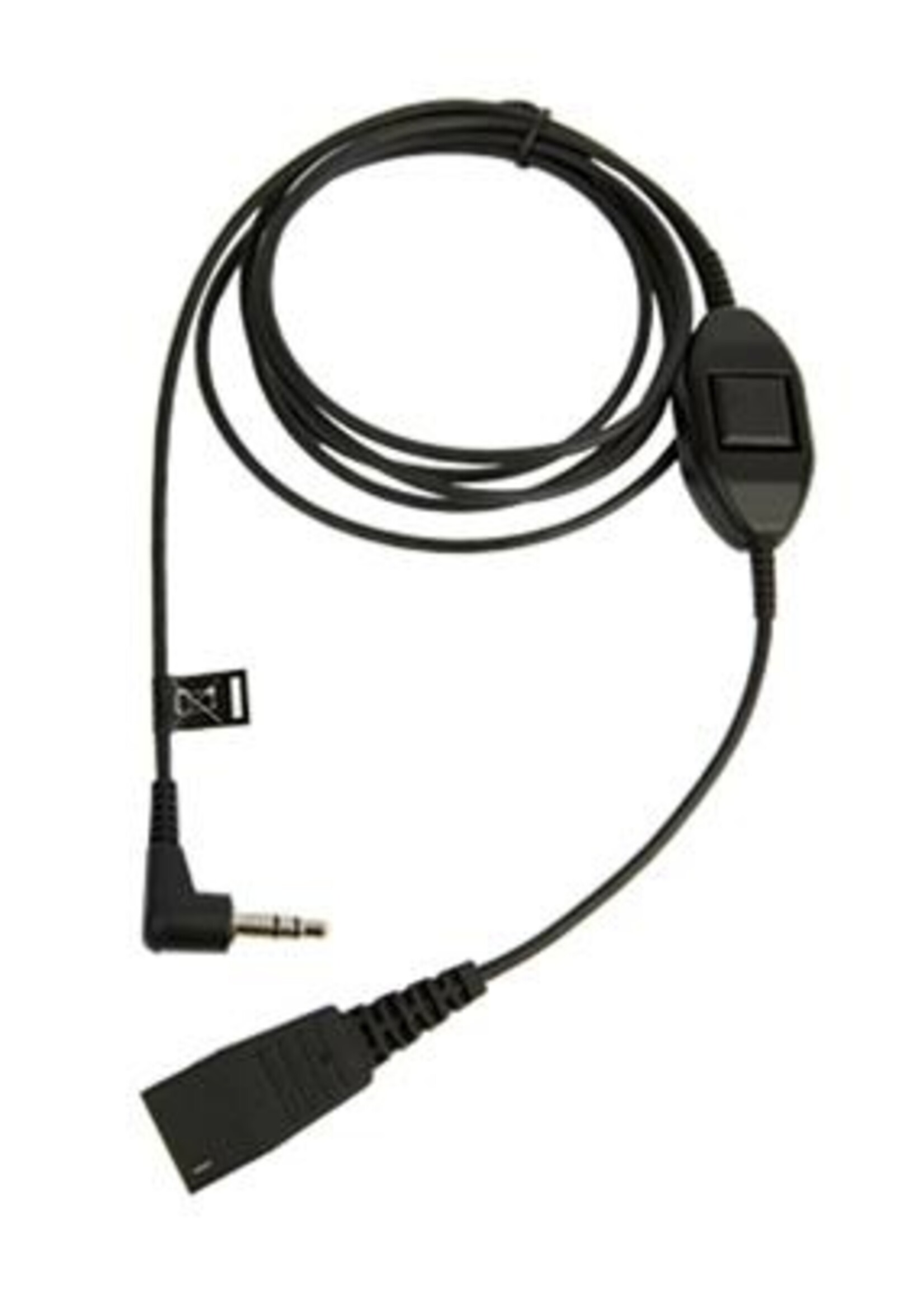 Jabra QD cord to 3.5 mm for Alcatel - with button