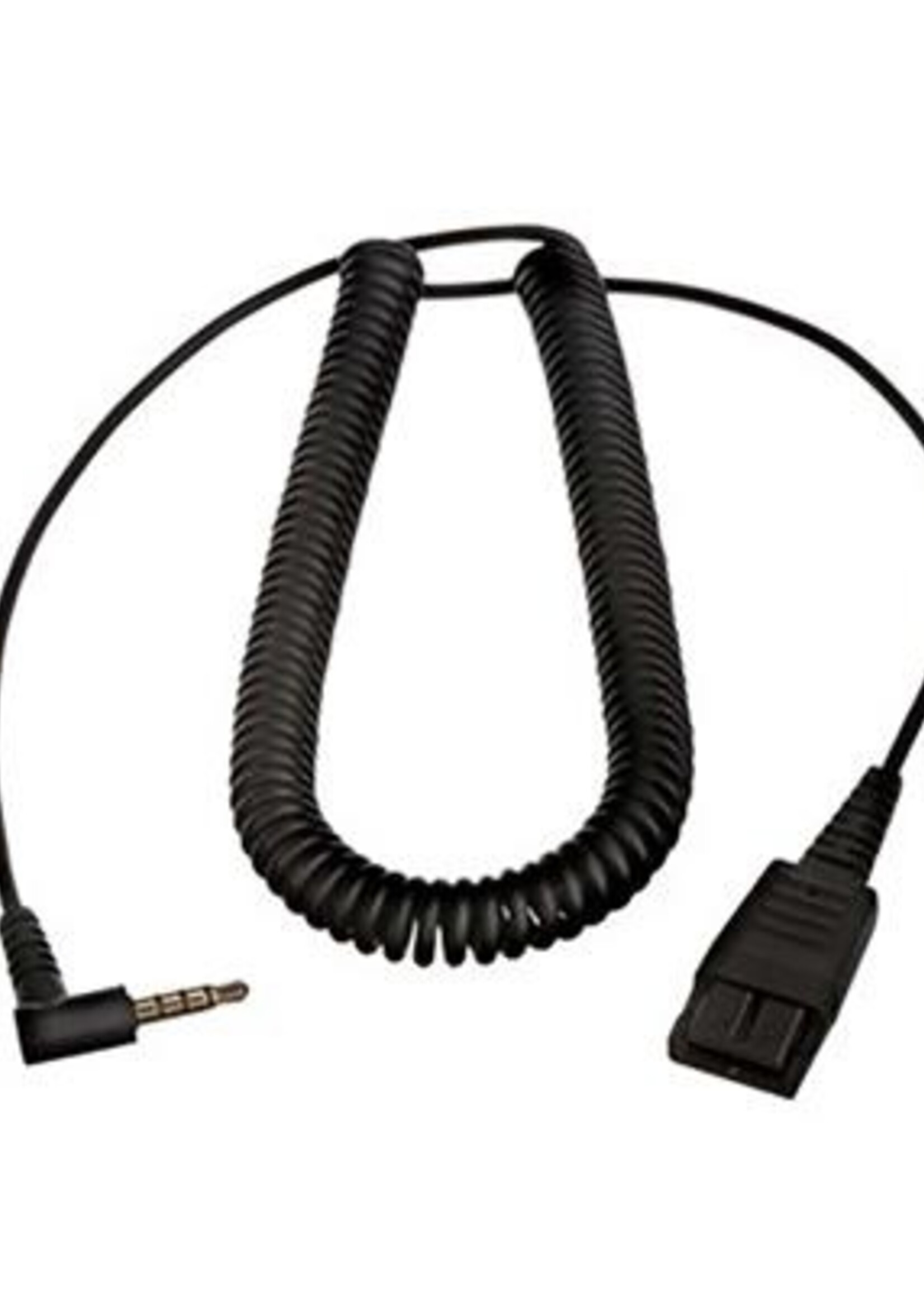 Jabra QD cord to 3.5 mm - coiled - Apple iMac