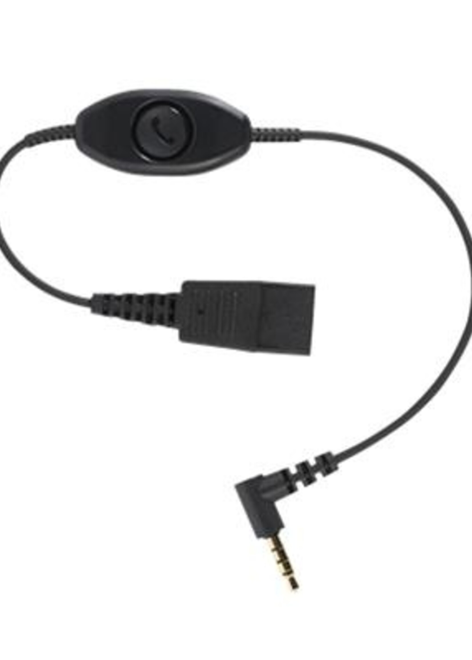Jabra QD cord to mobile 3.5mm - with button