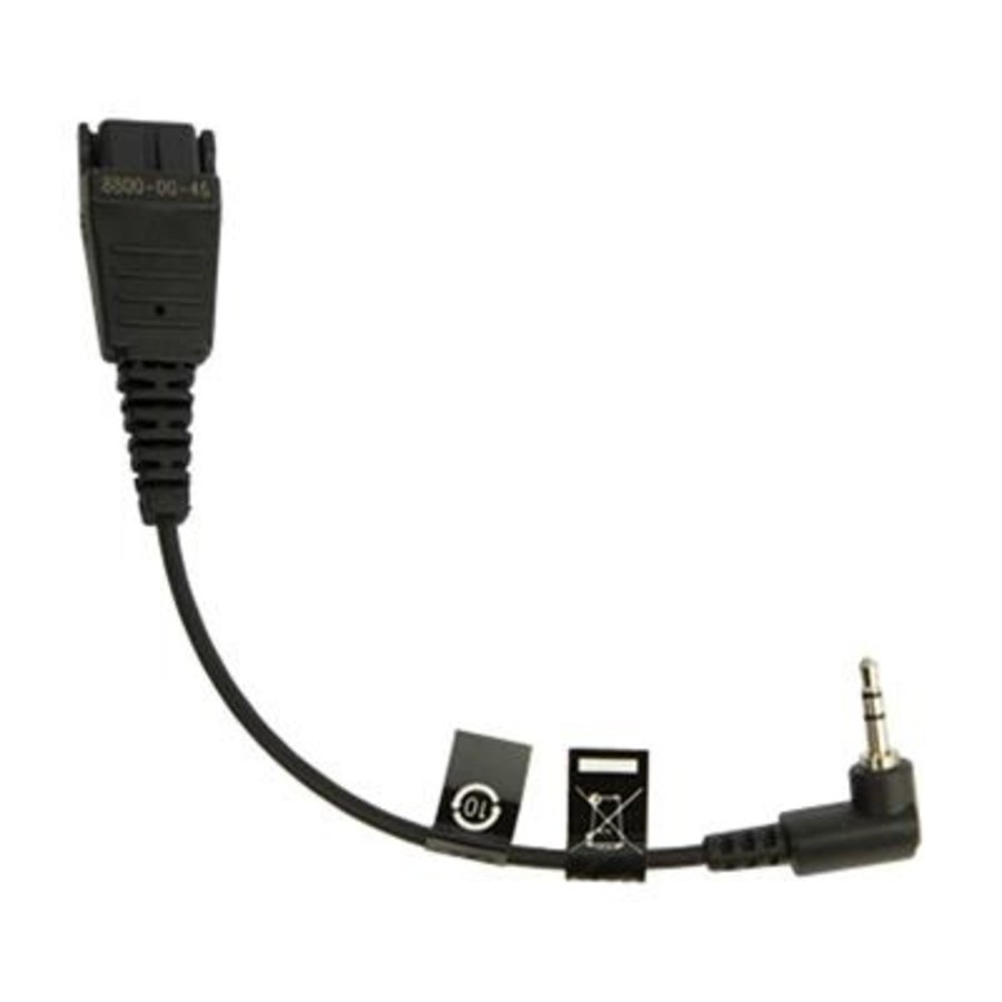 QD cord to 2.5 mm for Panasonic