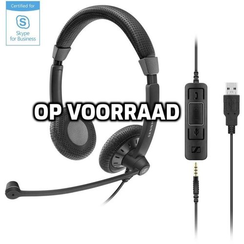  EPOS | Sennheiser SC 75 USB MS voor PC (Microsoft Teams) en 3,5 Jack 