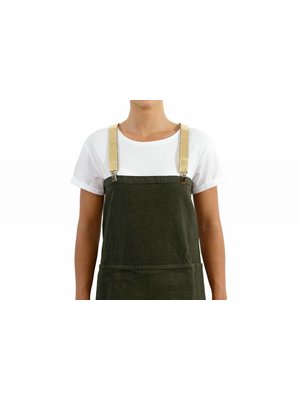 UASHMAMA® Apron Dark green