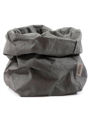 UASHMAMA® Sac en papier gris foncé