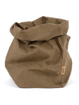 UASHMAMA® Paper Bag Olijf