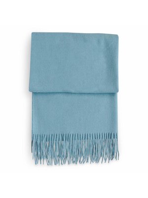 Pureé & Barbue Shawl Valérie 100% Wool Light Blue