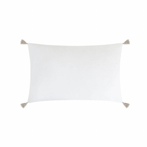 House in Style Housse de coussin Cordoba Blanc | 40x60cm