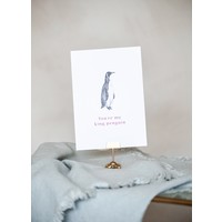 Greeting card A5 | You're my king penguin
