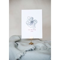 Carte de voeux A5 | laisse moi t'embrasser