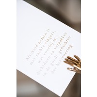 Farewell card A6 | Say goodbye