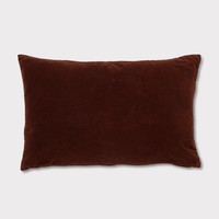 Cushion Vintage Velvet |  Russet Brown Red
