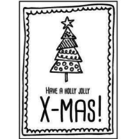 Set Of 9 Same Christmas Cards