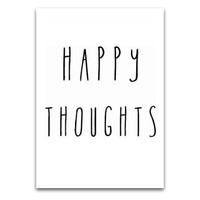 Happy Thoughts card