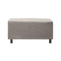 Poef Hocker Hazel Night | Grijs/bruin