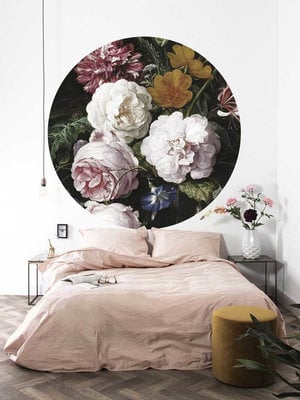 KEK Amsterdam Wallpaper Circle Golden Age Flowers