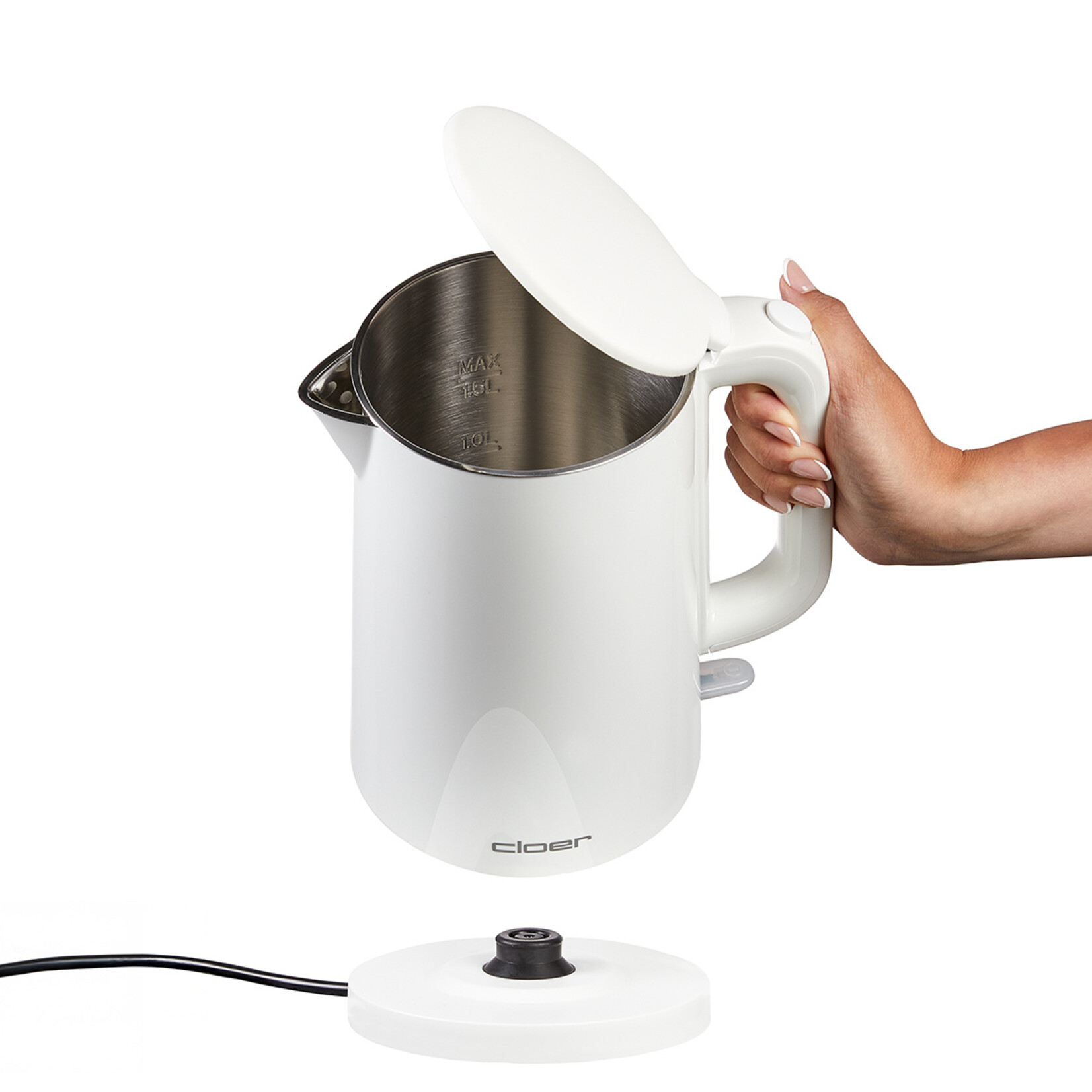 Cloer Cloer 4321 Waterkoker wit