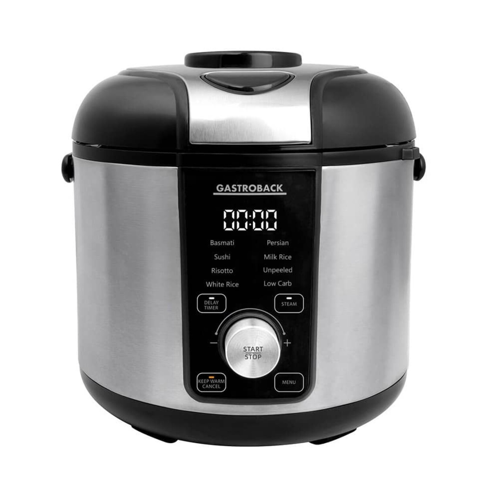 Gastroback Rijstkoker RiceControl koolhydraatarm & stoomfunctie 3 liter Artikelnummer: 42519