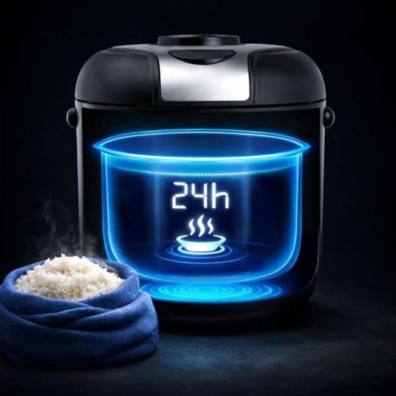 Gastroback Rijstkoker RiceControl koolhydraatarm & stoomfunctie 3 liter Artikelnummer: 42519